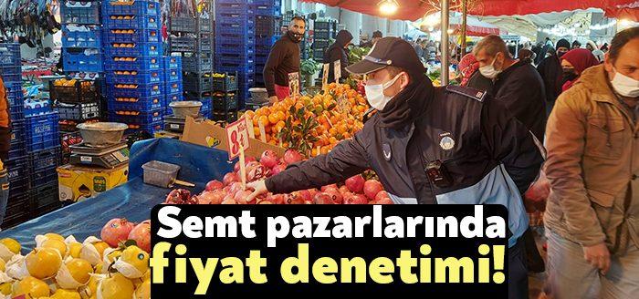 Kocaeli Gebze Belediyesi Zabıta Müdürlüğü ekipleri, semt pazarlarında bulunan tartı
