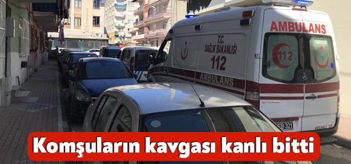 Kocaeli'de bir şüpheli, çıkan tartışmada aynı apartmanda yaşadığı komşusunu sırtından