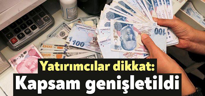 Yurtdışında yaşayan Türk vatandaşlarının sermayedarı olduğu şirketler de kur korumalı