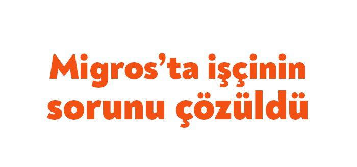 Sanatçı Haluk Levent, sosyal medya hesabından yaptığı açıklamada, Migros'ta işçilerle