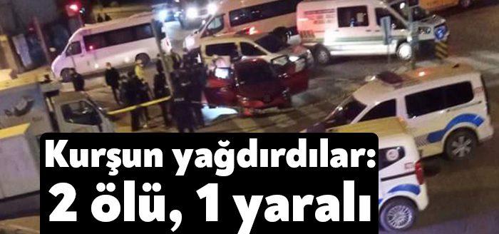Kocaeli’nin Gebze ilçesinde kimliği belirsiz şahıslar, bir otomobile kurşun yağdırdı.