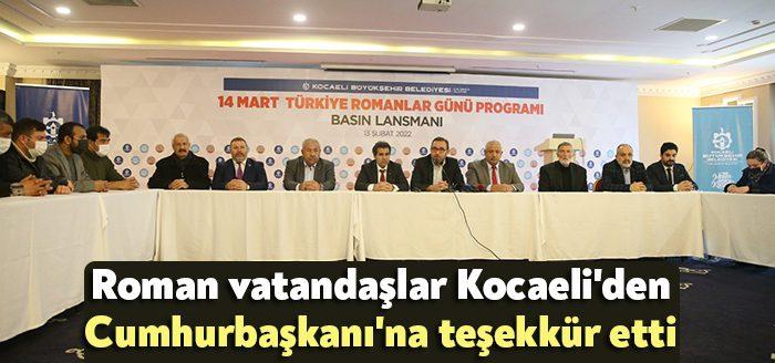 Türkiye'nin çeşitli illerinde faaliyet gösteren Roman derneklerinin temsilcileri Kocaeli'de bir