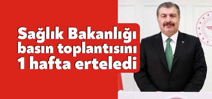 Sağlık Bakanlığı, bugün Koronavirüs Bilim Kurulu toplantısı sonrası yapılması planlanan