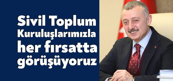 Başkan Büyükakın, STK ziyaretlerini değerlendirirken, “İstişare mekanizmasını sürekli ve etkin