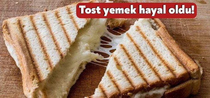 Çay-simit bile dar gelirlinin bütçesini sarsarken; tost yemek de hayal