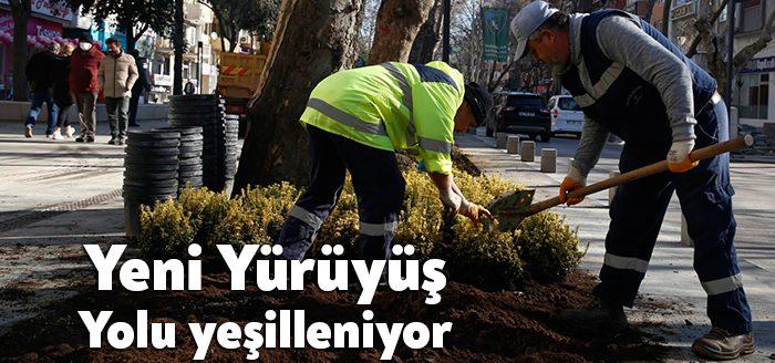 Kocaeli Büyükşehir Belediyesi’ne bağlı ekipler, Yeni Yürüyüş Yolu’nun her köşesinde