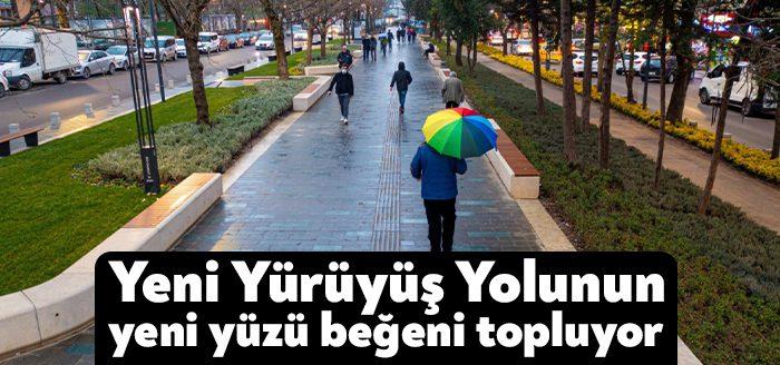 İzmit’in prestij projesi Yeni Yürüyüş Yolu’nda artık son rötuşlar yapılıyor.