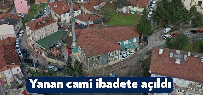 Büyükşehir tarafından yangında hasar gören Yenidoğan Camii’nin onarımı ve tadilatı