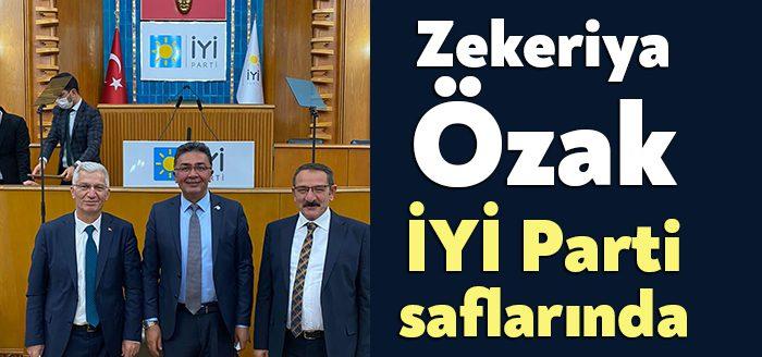 Kocaeli Büyükşehir Belediyesi eski Başkanvekili Zekeriya Özak, Ankara'da İYİ Parti