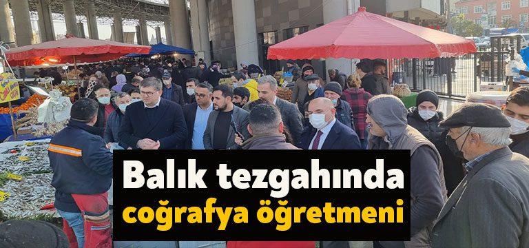 CHP Kocaeli’nin Gebze Adem Yavuz Kapalı Pazar Alanı’na yaptığı ziyarette