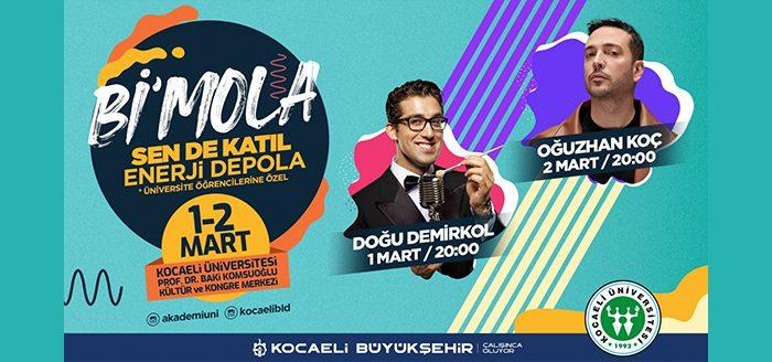 Kocaeli Büyükşehir Belediyesi’nin Kocaeli Üniversitesi öğrencilerine yönelik düzenlediği “Kampüste Bi'