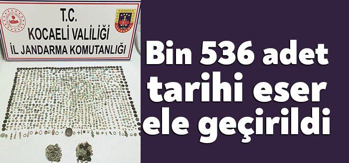 Kocaeli’nin Gebze ilçesinde jandarma ekipleri tarafından yapılan operasyonla bir şahıs