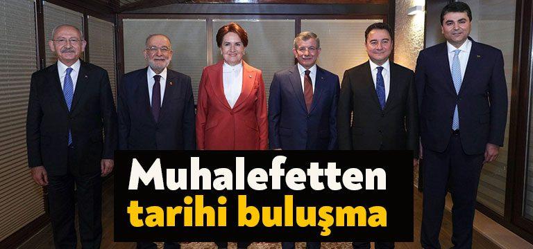 Muhalefetteki 6 partinin genel başkanları, güçlendirilmiş parlamenter sistem çalışmasının son