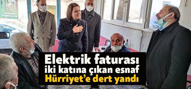 İzmit Belediye Başkanı Av. Fatma Kaplan Hürriyet, Gündoğdu Mahallesi’nde esnafı