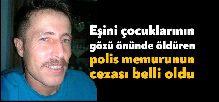 Kocaeli'de boşanmak üzere olduğu eşini kendisini aldattığı iddiasıyla çocuklarının gözü