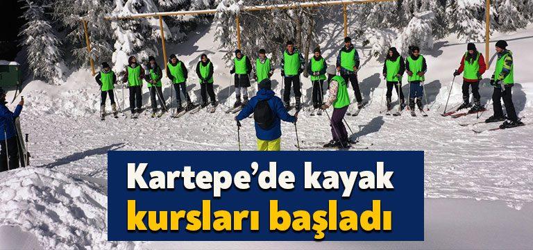 Kartepe Belediyesi tarafından düzenlenen Kayak Kursları eğitimleri başladı. 25 kişilik