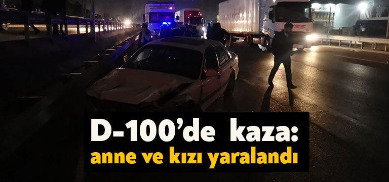 Kocaeli’nin Gebze ilçesinde üç aracın karıştığı zincirleme kazada anne ve