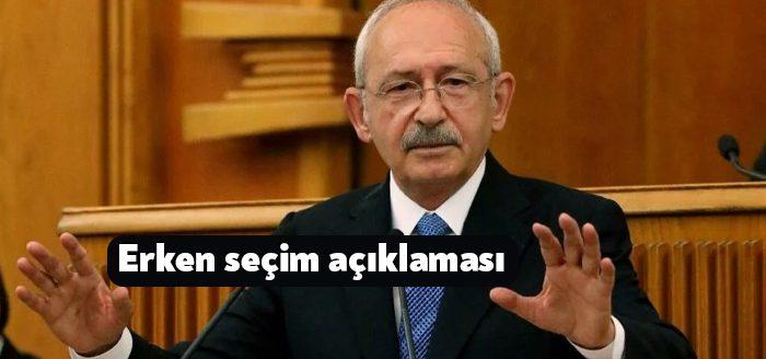 CHP lideri Kılıçdaroğlu, "Erken seçim olur mu?" sorusuna yanıt verdi: