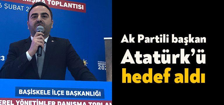 Ak Partili Belediye Başkanı Yasin Özlü, Gazi Mustafa Kemal Atatürk’ü