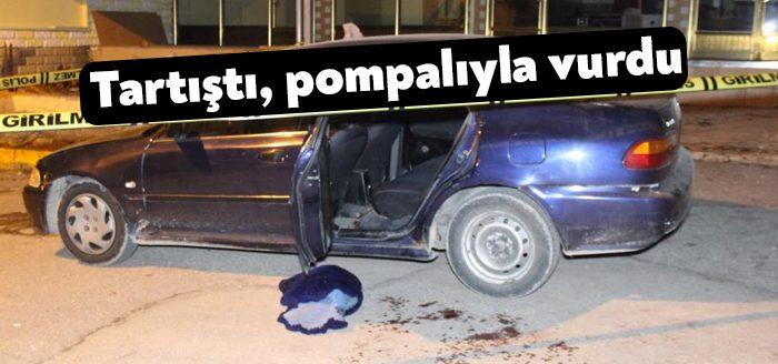 Kocaeli’nin Kartepe ilçesinde otomobili içinde pompalı tüfekle saldırıya uğrayan şahıs