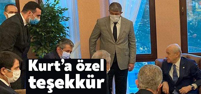 MHP İl Başkanı Yunus Emre Kurt, MHP Genel Başkanı Devlet
