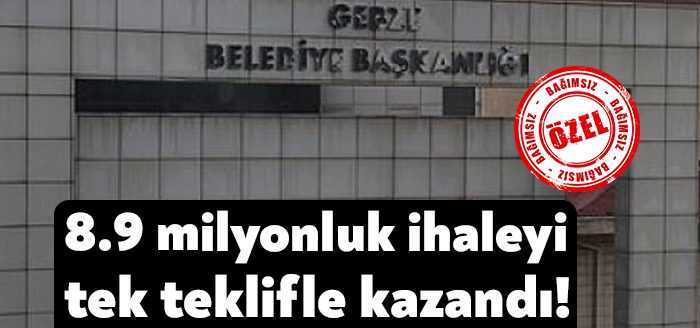 Ak Partili Gebze Belediyesi'nde 9 Şubat'ta çok büyük bir ihale