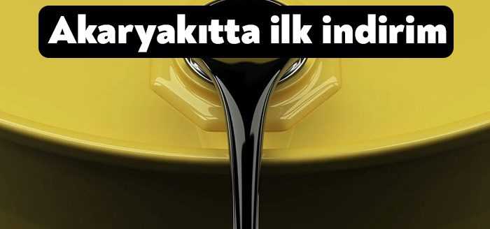 Akaryakıt ürünlerinden gazyağı, kalyak ve fuel oile indirim geldi. Gelen