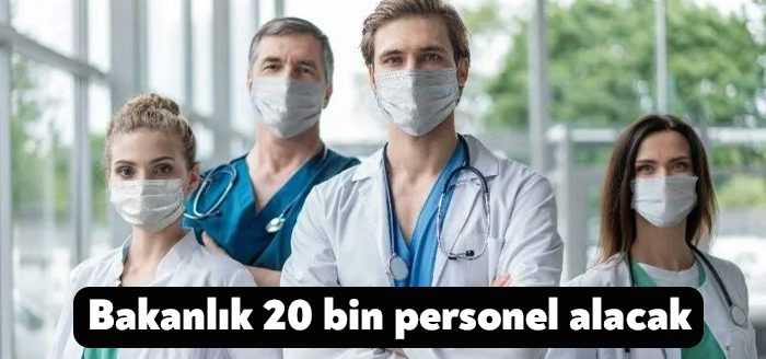 Sağlık Bakanlığı’nın 5 bin 175’i hemşire olmak üzere 10 bin