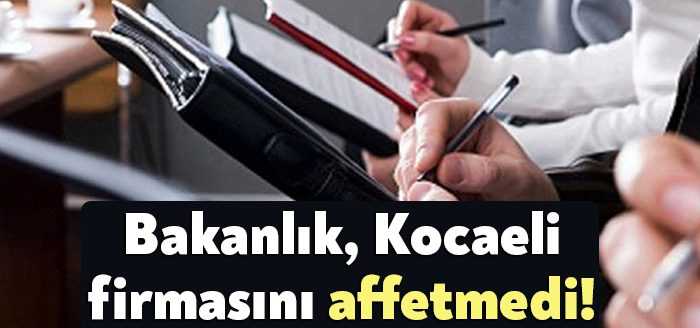 Devlet İhale Kanunu’na uymayan Kocaeli firmasına 6 ay ihalelerden men