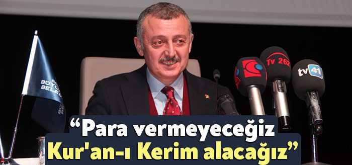 Kocaeli Büyükşehir Belediye Meclisi'nde, belediye ve Hayrat İnsani Derneği arasında