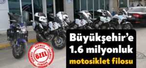 Kocaeli Büyükşehir Belediyesi’ne 1.6 milyonluk motosiklet filosu
