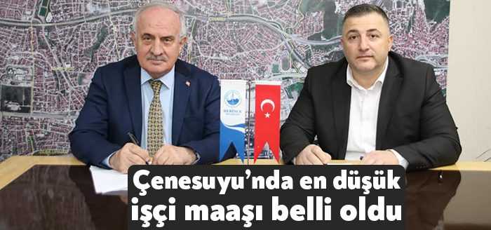 Derince  Belediyesi iştiraki Çenesuyu’nda toplu iş sözleşmesinde anlaşmaya varıldı. En düşük