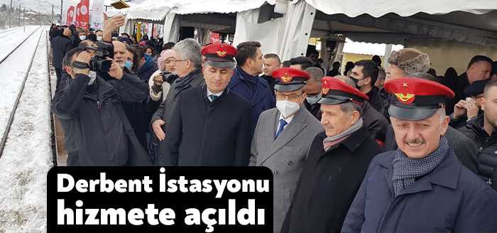 Yaklaşık 3 yıldır faaliyet göstermeyen Derbent İstasyonu, Bakan Adil Karaismailoğlu’nun