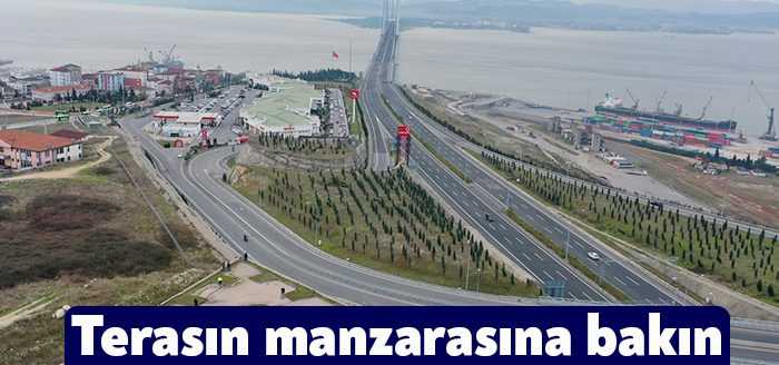 Kocaeli Büyükşehir, Dilovası ilçesinde Osmangazi Köprüsü’nü gören hakim bir noktada