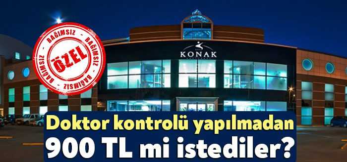 Özel Konak İzmit Hastanesi’nde kan tahlili yaptırmak isteyen bir hastadan