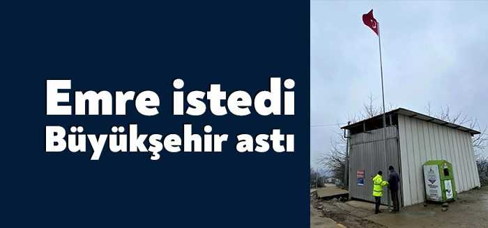 Kartepe’de özel gereksinimli gencin talebi üzerine Kocaeli Büyükşehir Belediyesi Avluburun