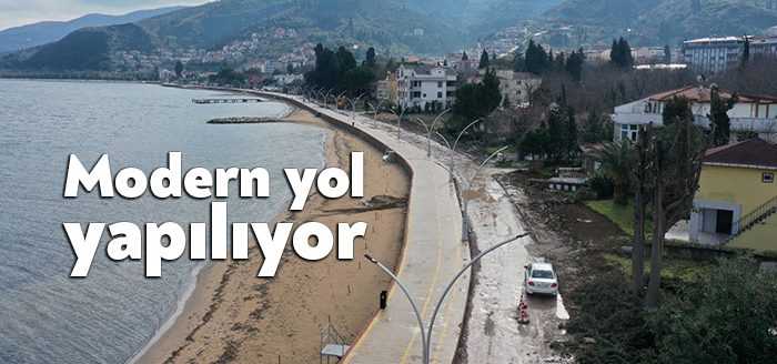 Kocaeli Büyükşehir Fen İşleri Daire Başkanlığı tarafından 2,5 km’si asfalt,