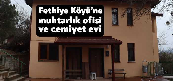 Fethiye Köyü Camii’nin şadırvan ve tuvaletlerinde yenileme çalışmalarını tamamlayan İzmit