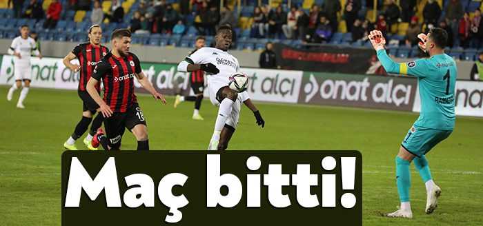 Kocaelispor, Ankara'ya 3 puan hedefleyerek gitmişti. Gençlerbirliği Kocaelispor maçı sona