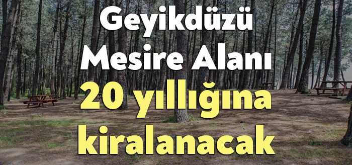 Gölcük Orman İşletme Müdürlüğü, Kartepe Maşukiye’de bulunan Geyikdüzü A Tipi