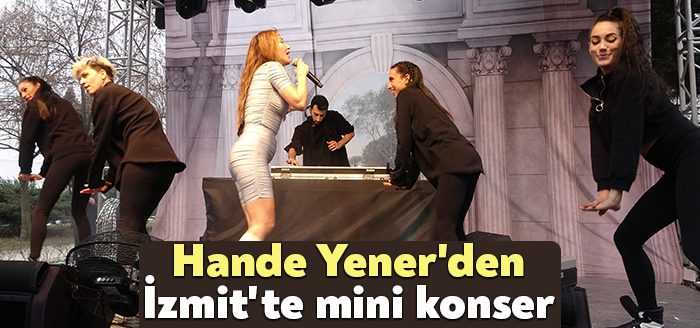 Ünlü şarkıcı Hande Yener, Kocaeli’nin İzmit ilçesindeki bir güzellik merkezinin