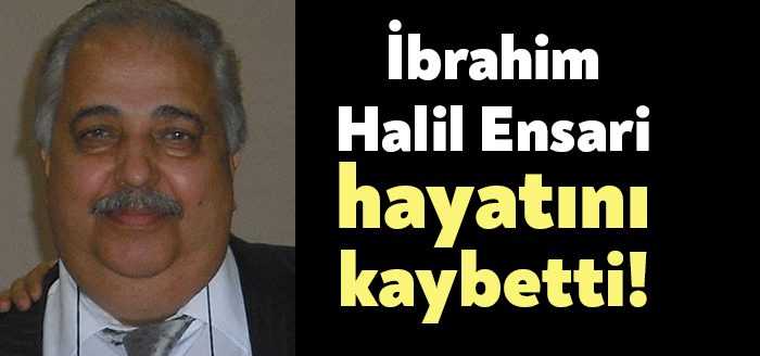 Petrol Ofisi Bölge Müdürlüğünden Emekli İbrahim Halil Ensari vefat etti.