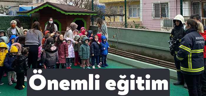 Kocaeli Büyükşehir Belediyesi İtfaiye ekipleri, yangın semineri ve tahliye tatbikatlarıyla