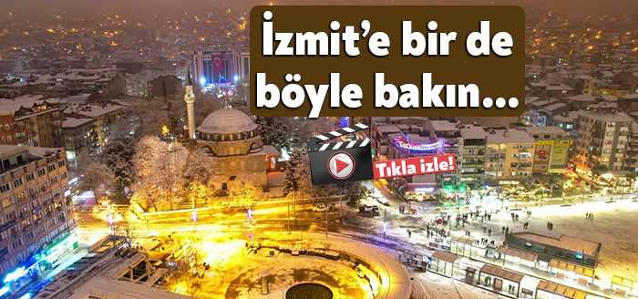 Kocaeli, mart ayında yağan karla farklı bir güzelliğe büründü. Şehrin