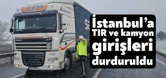 Kuvvetli kar yağışı ve buzlanma nedeniyle Anadolu ve Trakya'dan İstanbul'a