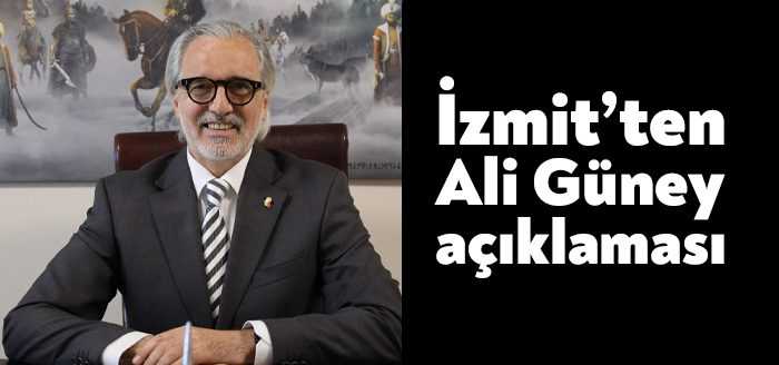 Ak Parti İzmit İlçe Başkanı Ali Güney kendi sosyal medya