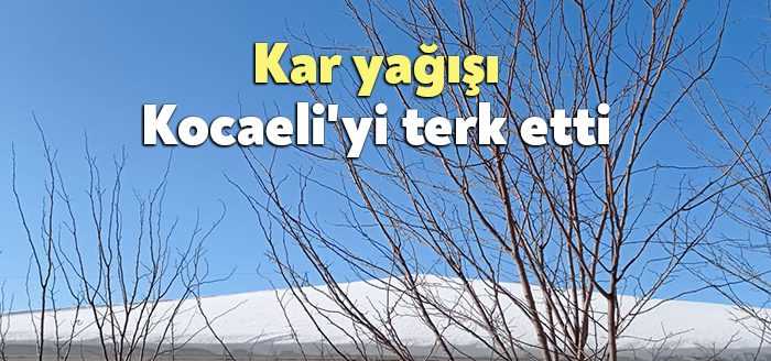 Marmara Bölgesi'ni etkisi altına alan yoğun kar yağışı gece durdu.