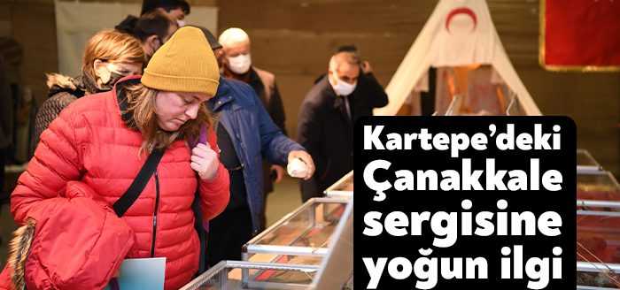 Kartepe Belediyesi tarafından organize edilen “18 Mart Çanakkale Sergisi”ni bin