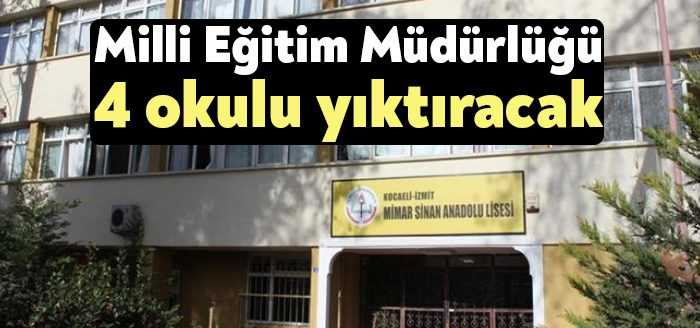 Kocaeli Valiliği İl Milli Eğitim Müdürlüğü, İzmit’te 2, Kandıra ve