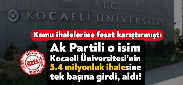 Kocaeli Üniversitesi (KOÜ) 2022 yılı personel taşıma ihalesini 5.4 milyon